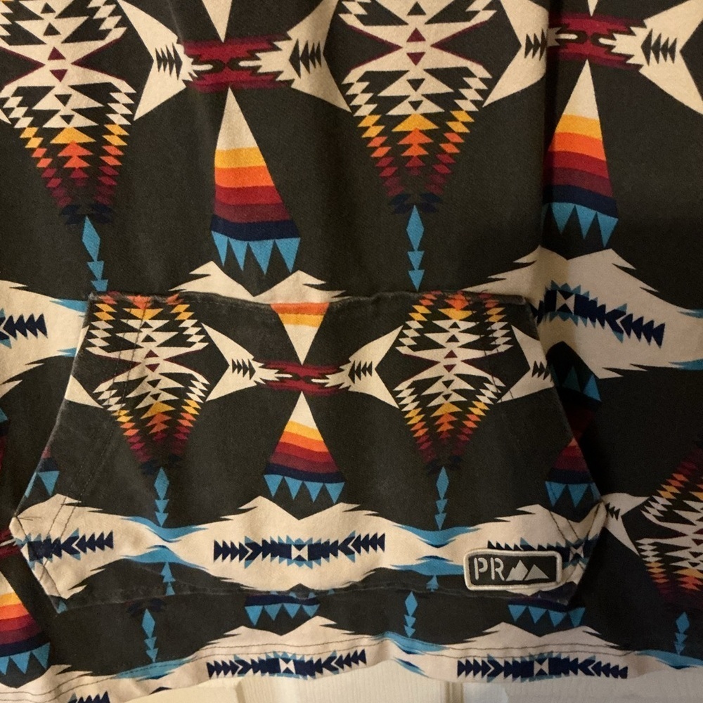 🌺PANHANDLE POWDER RIVER AZTEC PRINTED HOODIE - Picture 4 of 6